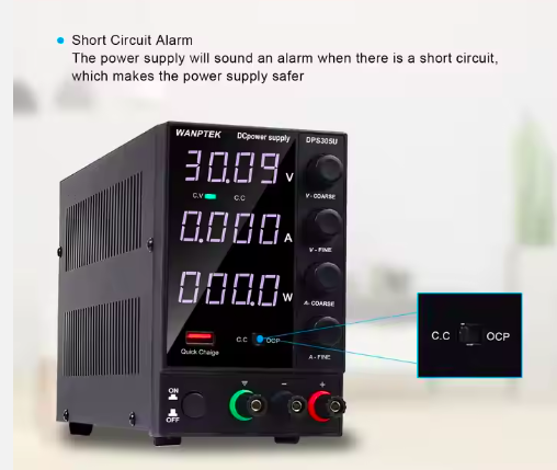 Short circuit alarm